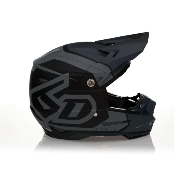 6D ATR-2Y Kids Torque Helmet - Charcoal - X Large 52-53cm