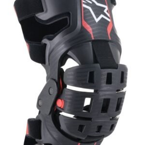 Alpinestars Bionic 5S Youth Knee Braces - Pair Black Red