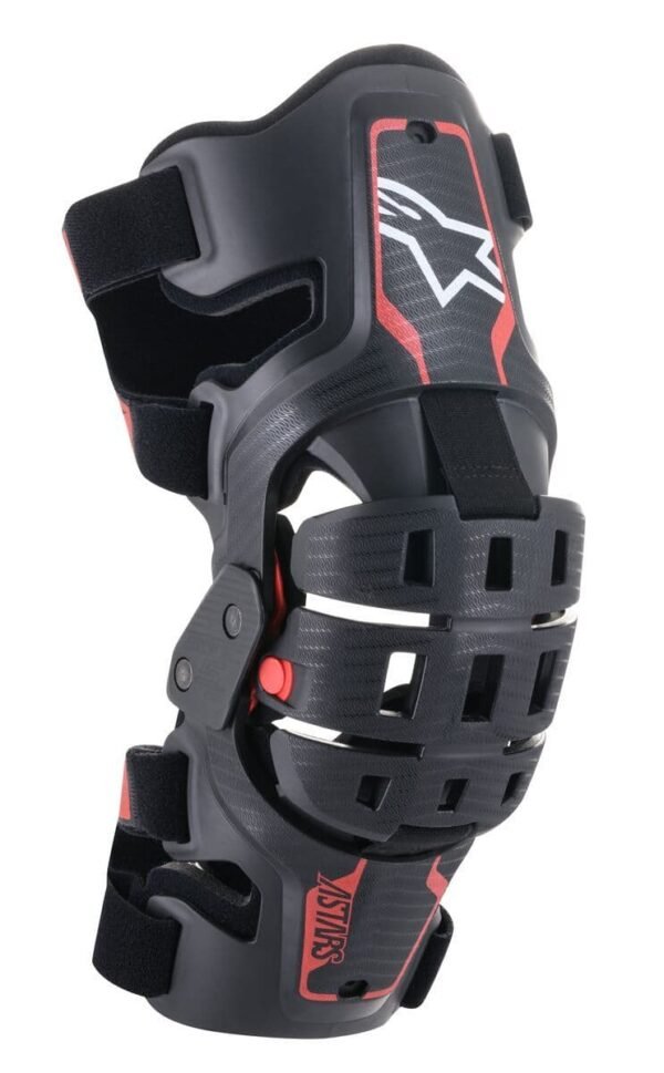 Alpinestars Bionic 5S Youth Knee Braces - Pair Black Red