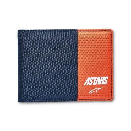 Alpinestars MX Wallet – Navy/ Orange: Stylish and Durable Motocross Wallet