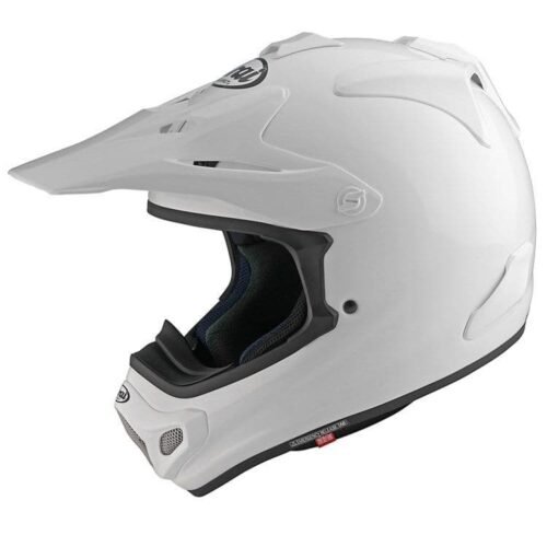 Arai MX-V EVO Motocross Helmet – White – X Large 61-62cm: High-Performance Protection for Motocross Riders