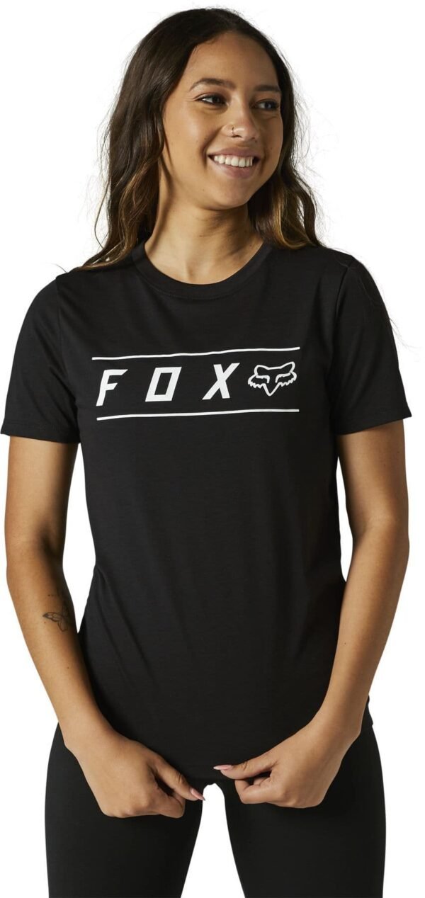 Fox Racing Womens Pinnacle Tee - Black - X Large