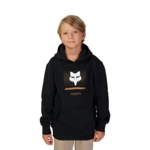 Fox Racing Youth Optical Pullover Hoodie - Black - X Large Age 12-13