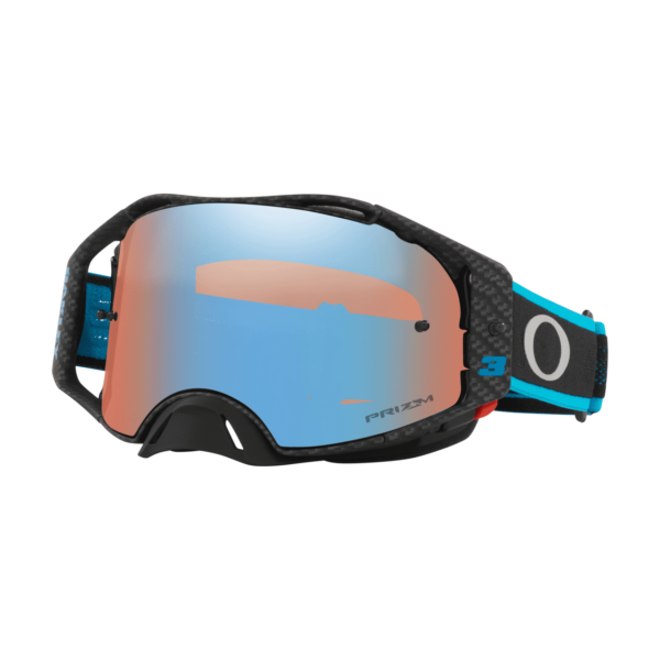 Oakley Airbrake Eli Tomac Motocross Goggles - Carbon Blue Black